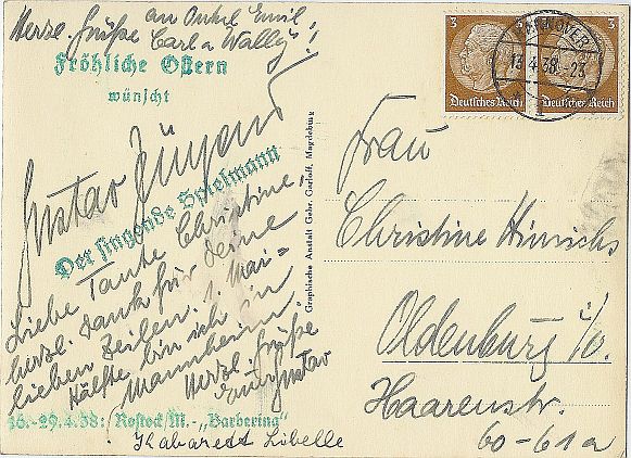 Postkarte vom Bruder