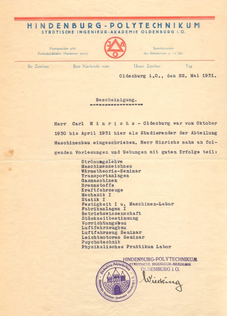 Polytechnikum 1931